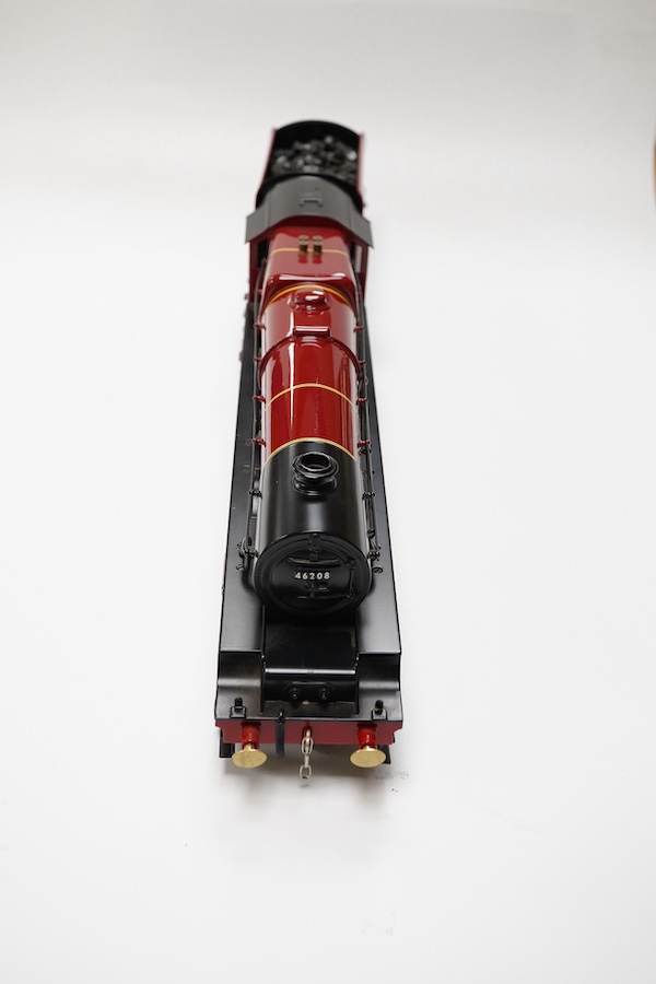 A boxed Bassett-Lowke by Corgi 0 gauge tinplate BR Princess Royal class 4-6-2 tender locomotive, Princess Helena Victoria 46208, a special limited release, with option for two or three rail running, with instruction leaf